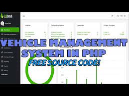 vehicle management system using php