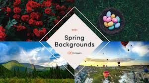 spring backgrounds for microsoft teams