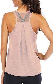 Find deals on products in womens clothing on amazon. Amazon Com Ictive Workout Tops For Women Loose Fit Racerback Tank Tops For Women Mesh Backless Muscle Tank Running Tank Tops Clothing