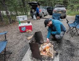 The acetone will be the solvent for the gunpowder. Campfires U S National Park Service