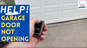 help garage door opens only 1 2