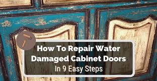 repair water damaged cabinet doors