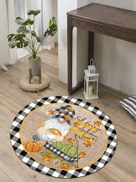 1pc round printed carpet suitable for