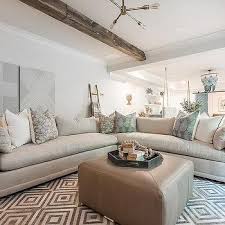 taupe and blue living rooms design ideas
