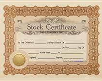 free printable stock certificates
