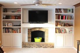 Fireplace Remodel With Built In