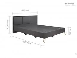 Birlea Arlo 4ft6 Double Grey Wooden Bed