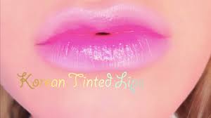 korean style tinted lips