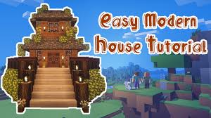 (#9) large wooden surival house (how to a very small modern house in minecraft is a very easy house to build and provides the necessary. Video Community About Video Learning And Sharing Minecraft L Romantic Easy Modern House Tutorial Pc Xboxone Ps4 Goplay