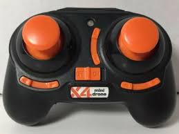 x4 mini drone remote orange black