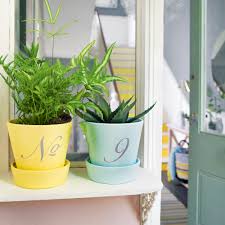 yes you can paint plastic plant pots