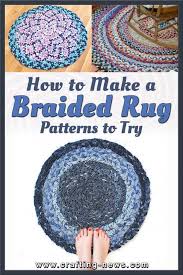 how to make a braided rug with patterns