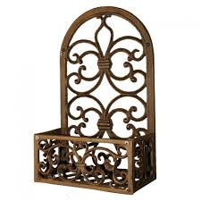 Cast Iron Wall Plant Holder Channel