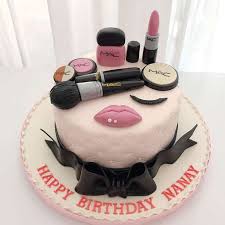 beautiful pink makeup cake cake o