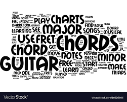 Free Guitar Chord Charts Text Background Word