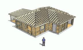 modeling wood framing structure 3d