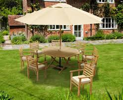 Suffolk Teak 8 Seat Octagonal Folding