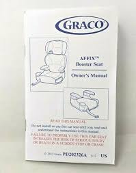2016 Graco Affix Booster Car Seat Owner