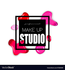 makeup studio logo design template
