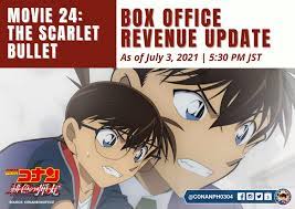 Detective Conan PH: Anime and Manga - The box office revenue of The Scarlet  Bullet reached 7.23 billion Yen as of 5:30 PM (JST) today. This estimation  is based on the forecasted