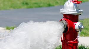 utilize fire hydrants to put out flames