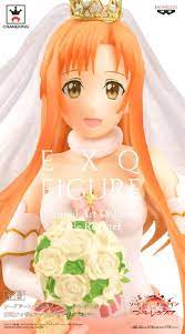 Amazon.com: Banpresto Sword Art Online Code Register Exq Figure - Wedding -  Asuna～, White/Pink : Toys & Games