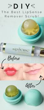 diy the best lipsense remover scrub