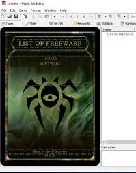 A detailed tutorial of how to use the magic set editor to create a custom magic: 5 Best Free Game Card Maker Software For Windows
