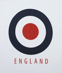 Lambretta White England Mod Target T Shirt