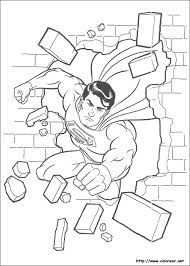 dibujos de superman para colorear en