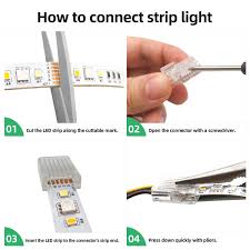 how to connect led strips together