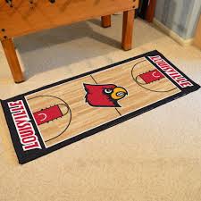 uofl cardinals basketball court runner
