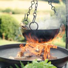 Hanging Cooking Bowl Firepit