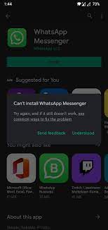 install whatsapp after android 11 udpate