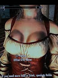 Titties on XBOX,is it normal ? I don't even have nudity mod or something :  r/skyrim