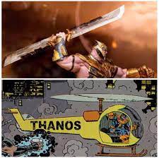 Thanos's double bladed sword is just ...