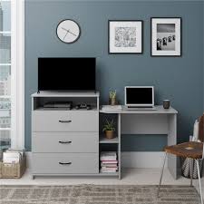 Maybe you would like to learn more about one of these? Ameriwood Home Rebel 3 In 1 Media Dresser And Desk Combo In Dove Gray 9866412com