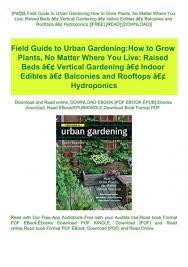 to urban gardeninghow to grow plants no