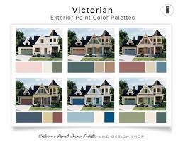 Victorian Exterior Paint Color Palettes