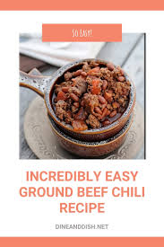 simple weeknight ground beef chili