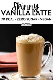 skinny vanilla latte 70kcal zero