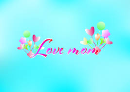 love mom card kids abstract backgrounds
