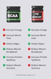 bcaa vs pre workout differences which