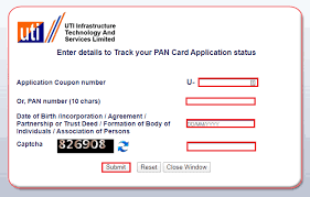 track pan card application status on