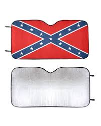 Confederate Battle Flag Car Sun Shade