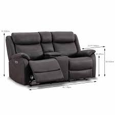 forbes electric reclining 2 seater sofa
