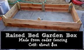 Build Raised Beds From Cedar Fencing