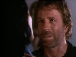 Description: Chuck Norris as Colonel Scott McCoy offers his opinion to Ramon Cota (Billy Drago) a despicable South American drug lord in the motion picture ... - delta-force-2-drago-norris3