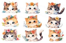 cute kittens clipart cats png