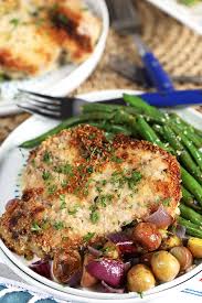 baked pork chops with roasted potatoes